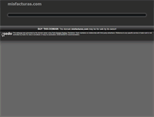 Tablet Screenshot of misfacturas.com